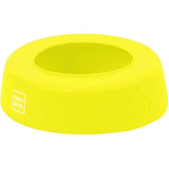 Посуд для собак WAUDOG Silicone Миска-непроливайка 1 л жовта (50798)