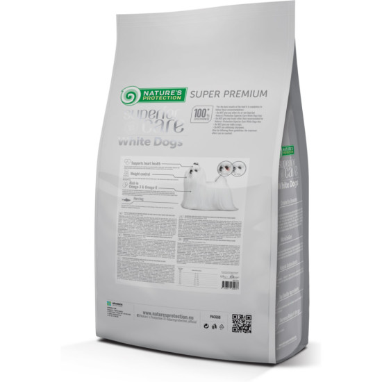 Сухий корм для собак Nature's Protection Superior Care White Dogs Grain Free Herring Adult 1.5 кг (NPSC47439)