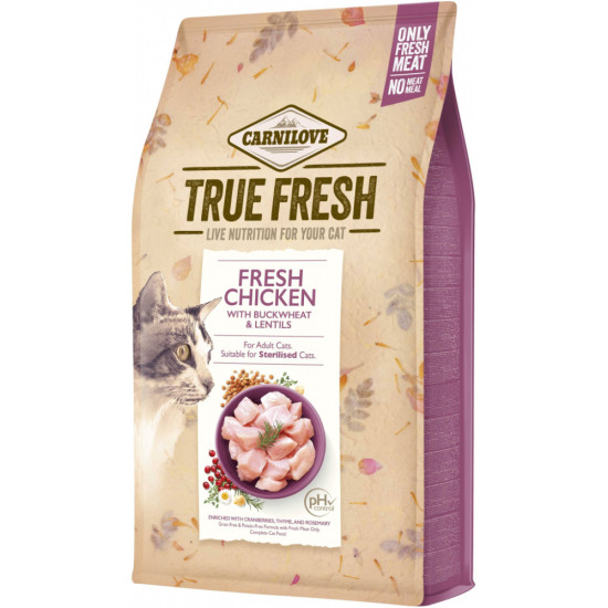 Сухий корм для кішок Carnilove True Fresh Cat Chicken 340 г (8595602561476)